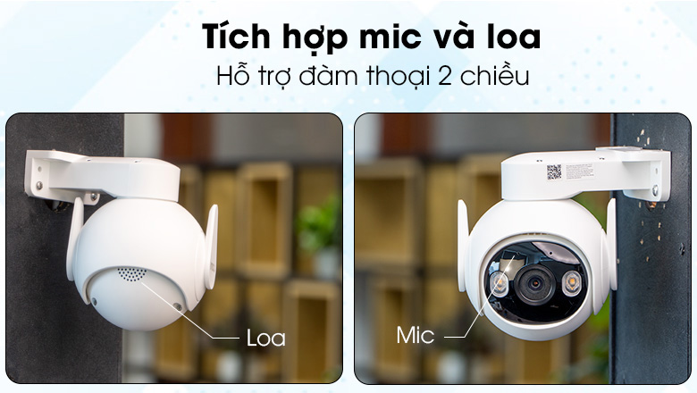 Tích hợp mic và loa, trò chuyện dễ dàng