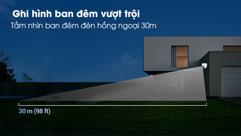 Tầm nhìn hồng ngoại ban đêm của Imou T22EP